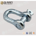 D grilhão/Heavy Duty D Shackle para levantamento